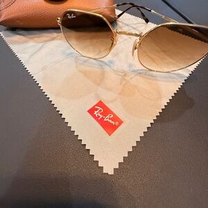 Ray-Ban Gold Sunglasses